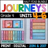 Journeys 4th Grade HALF-YEAR BUNDLE: Units 4-6 Supplement 