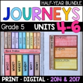 Journeys 5th Grade HALF-YEAR BUNDLE: Units 4-6 Supplements