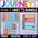 Journeys 5th Grade Unit 5 BUNDLE: Interactive Supplements 