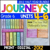 Journeys 2012 6th Grade HALF-YEAR BUNDLE: Units 4-6 Supple