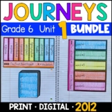 Journeys 2012 6th Grade Unit 1 BUNDLE: Supplements with GO