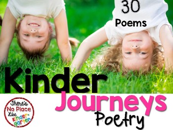 Preview of Journeys: Kindergarten POETRY Pocket Chart Pack