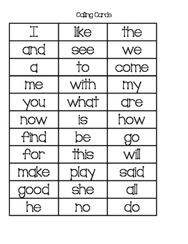 Journeys Kindergarten Sight Word Review Bingo by Katie Black | TpT