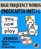 Journeys Kindergarten High Frequency Words