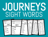 Journeys Kindergarten Sight Words - Mini checklists