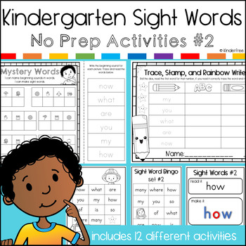 journeys list of kindergarten sight words