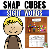 Journeys Kindergarten Snap Cube Sight Words Units 1-6 Supplement