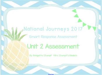 Preview of Journeys Kindergarten Unit 2: Benchmark and Unit Tests Assessment