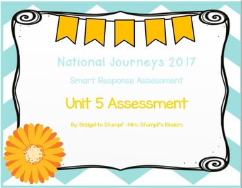 Preview of Journeys Kindergarten Unit 5: Benchmark and Unit Tests Assessment
