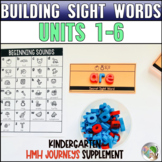 Journeys Kindergarten Units 1-6 Secret Sight Word Cards Su