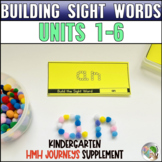 Journeys Kindergarten Units 1-6 Sight Word Pom Pom Cards S