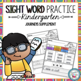 Journeys Kindergarten  Units 1-6 Sight Word Practice Supplement