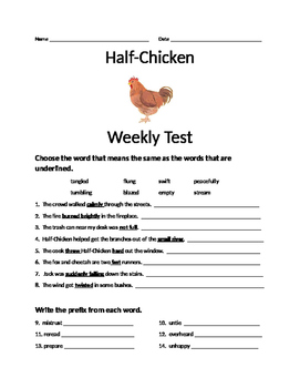 Preview of Half-Chicken Assessment
