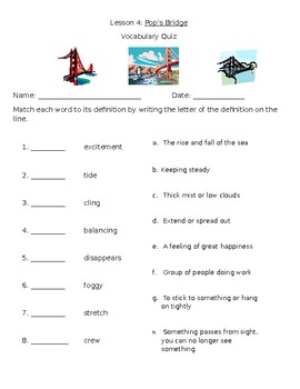 Vocabulary Quiz 4 - HD Home Tuition