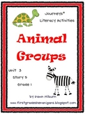 Journeys®  Literacy Activities - Animal Groups - Grade 1