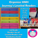 Journey's Lessons 3rd Grade: Organization Dividers for Lev