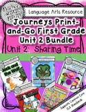 Journeys First Grade Unit 2  Bundle Sharing Time