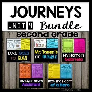 Preview of Journeys 2nd Grade | Bundle | Unit 4 | The Signmaker's Assistant