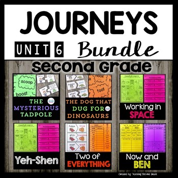 Preview of Second Grade Journeys | Bundle | Unit 6 | Yeh Shen