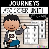 Journeys 2nd Grade Unit 1  ABC Order Cut and Paste | My Family