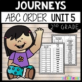 Reading Second Grade Unit 5 ~ ABC Order Cut and Paste