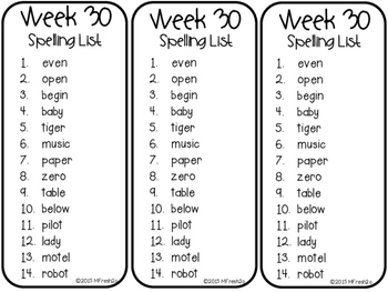 Journeys SPELL IT OUT #30 CV Syllables Printable Packet by Melissa ...