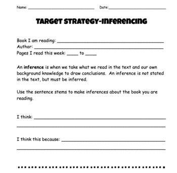 Preview of Journeys Target Strategy Grade 4