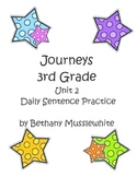 Journeys Third Grade Daily Sentences Unit 2
