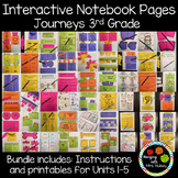 Journeys Third Grade: Interactive Notebook Pages (Units 1-5)
