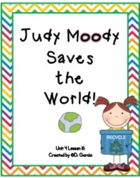 Preview of Journeys Third Grade Judy Moody Saves the World