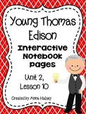 Young Thomas Edison (Interactive Notebook Pages)