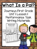 Journeys Unit 1 Lesson 1 Performance Task Writing Papers