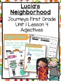 Journeys Unit 1 Lesson 4 Lucia's Neighborhood Adjectives Activity
