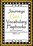 Journeys Unit 1 Vocabulary Flapbook