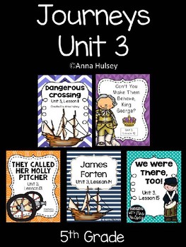 Preview of Journeys Unit 3 (Fifth Grade)