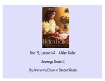 Preview of Journeys Unit 3, Lesson 14 Helen Keller Smartboard Activity