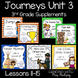 Journeys Unit 3 (Third Grade) Bundle