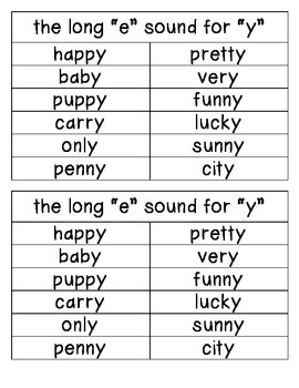 Journeys Unit 4 Lesson 18 "The long e sound as y" Word Sort | TpT