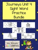 Journeys Unit 4 - Sight Word Practice Book Bundle