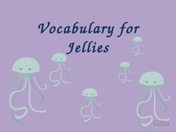 jellies journeys vocabulary