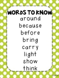 Journeys Words to Know Posters Unit 4