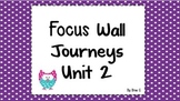 Journeys focus wall 2nd grade Unit 2