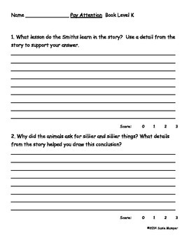 Journeys lesson 11 guided reading comprehension questions | TPT