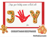 Joy Christmas Handprint Craft