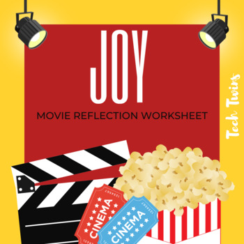 Preview of Joy Movie Reflection Worksheet