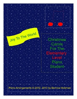 Joy To The World from the Christmas Carols collection  TpT
