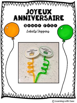 Joyeux Anniversaire Worksheets Teaching Resources Tpt