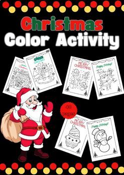 Preview of Joyful Christmas Coloring Activities - No Prep - Seasonal Activity