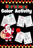 Joyful Christmas Coloring Activities - No Prep - Seasonal 