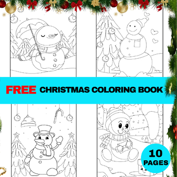 Preview of Joyful Jingles: A Christmas Coloring Adventure for Kids